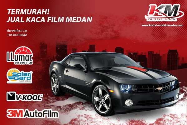 jual kaca film medan